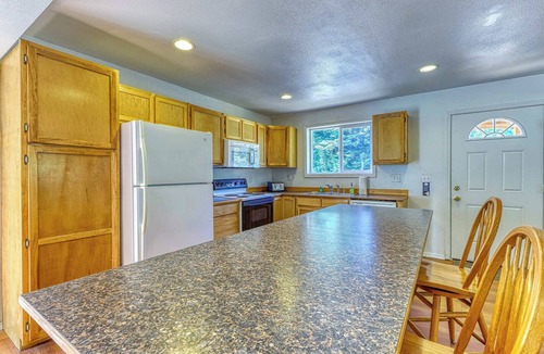 North Bend House | Secluded & comfortable dog-friendly home with deck plus ATV & boat parking