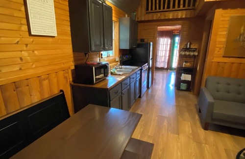 Paluxy Cabin | Secluded Escape with hot tub, tucked in nature