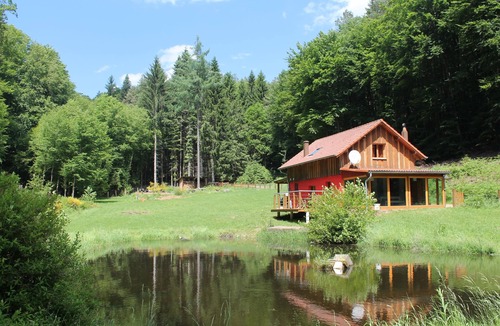 Reipertswiller House | Secluded forest cottage with private pond