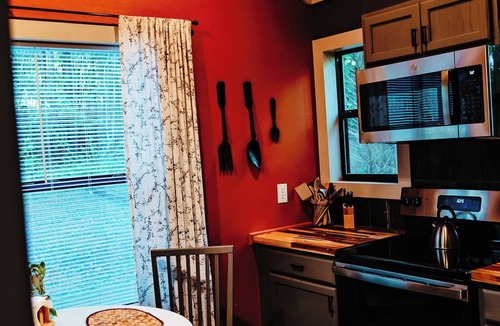 Wickes Cabin | Secluded Getaway for Two, Between the Cossatot River and Ouachita Mountains