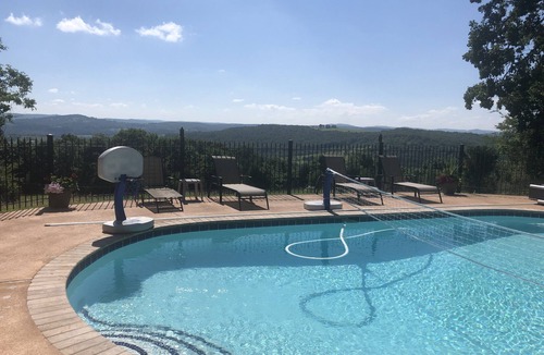 Huntsville House | Secluded Getaway with Private Pool and Panoramic View of the Arkansas Ozarks!