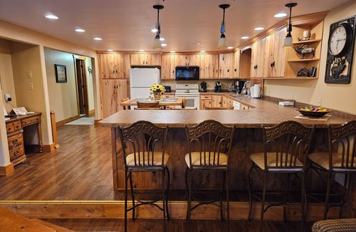 Essex Cabin | Secluded Glacier Meadow Log Home - 4 bedrooms, 2 bathrooms