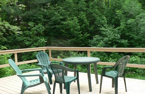 Johnsburg House | Secluded Gore Mountain Pine-Panelled Getaway