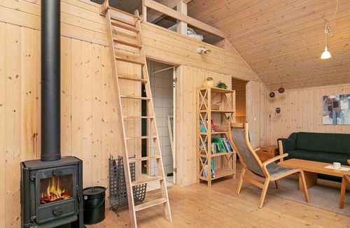 Lodbjerg Hede House | Secluded Holiday Home in Ringk bing with Terrace