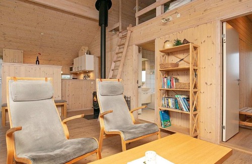 Lodbjerg Hede House | Secluded Holiday Home in Ringk bing with Terrace