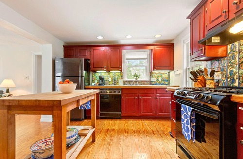 Falmouth House | Secluded home w/Trail to Beach & Sleeps 7