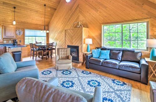 Manistique House | Secluded Lake Michigan Home Private Fire Pit