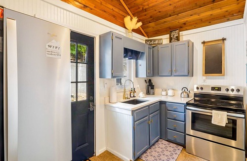 Gravois Mills House | Secluded lakefront home with dock, fire table, lake views, & streaming