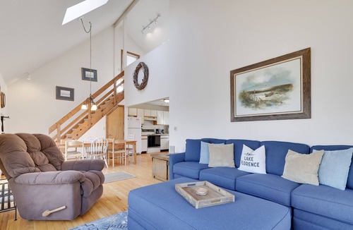 White Mills Cabin | Secluded Lakefront Cabin in the woods with firepit