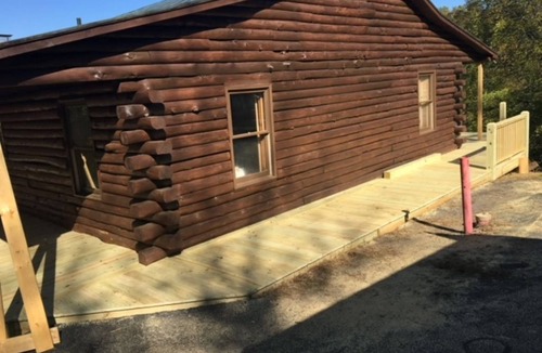 Lexington Cabin | Secluded Log cabin overlooking the Maury River Outside of Lexington , Va