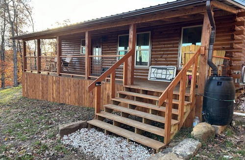 Jasper Cabin | Secluded off grid cabin located on mountain ridge looking down beautiful valley