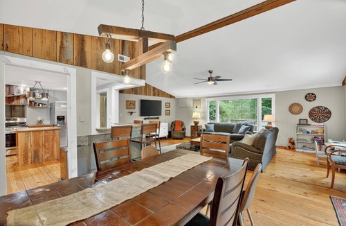 Candler Cabin | Secluded, parkway, spring, hiking on property, hot tub, pets, fire pit, 360 tour