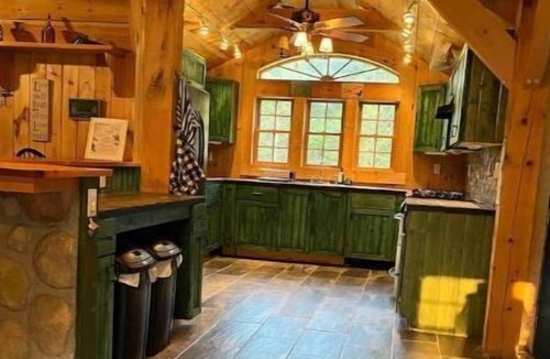 Jefferson Cabin | Secluded Rustic Cabin w/ Fire Pit & Pond