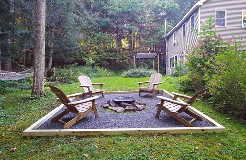 Margaretville House | Secluded Streamside Home w/Hot Tub