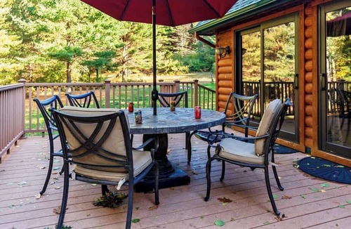 Clam River Cabin | Secluded Torch Lake Cabin w/Game Loft & Fire-pit