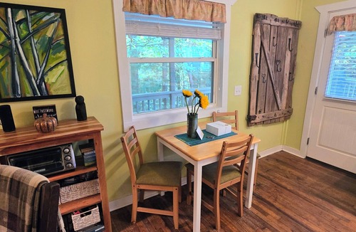 Hendersonville Cottage | Secluded Treasure by the Woods in Apple Country