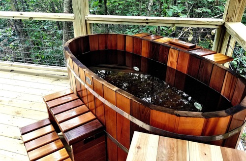 Trion Cabin | Secluded Treehouse Sanctuary with Japanese Ofuro Soaking Tub
