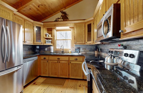 Blue Ridge Cabin | Secluded & upgraded cottage w/game room, wraparound deck, & private hot tub