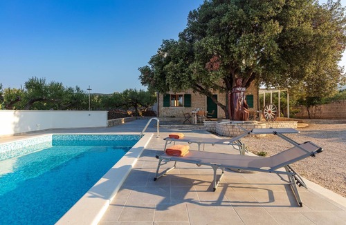 Pucisca Villa | Secluded Villa Dubrava, private pool, olive grove surrounds the villa, Brac Island