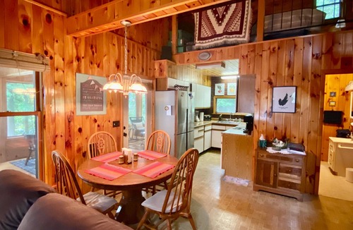 Town of Macomb Cabin | Secluded Waterfront Cabin - Standing Stone Camp