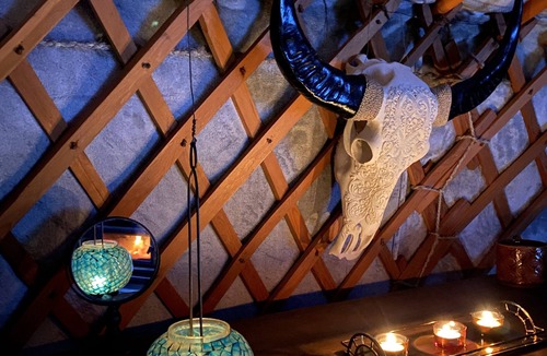 Boularderie RV Rental | Secluded yurt down by the river