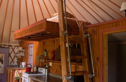 Trumansburg Cabin | Secluded Yurt, Retreat on a Forest Farm