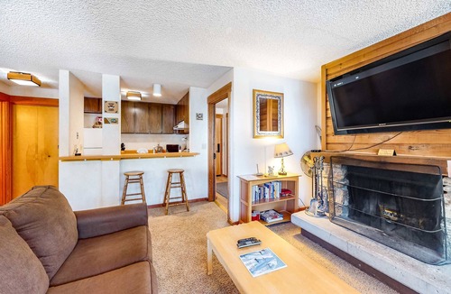 Tahoe Woods Condo | Second-Level Condo with Free WiFi, Wood Fireplace, Shared Outdoor Pool, & Views