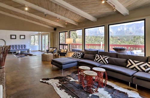 Sedona House | Sedona Home with Stunning Mtn Views, Fire Pit and Deck