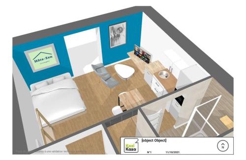 Segre Apartment | Segré centre ? studio ? 24m² ? cuisne ? wifi ? TOUT NEUF!