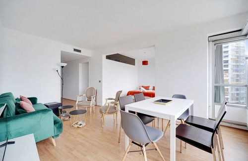 Quartier de Javel Apartment | Seine & Eiffel, Spacious Flat 10min walk from Eiffel tower