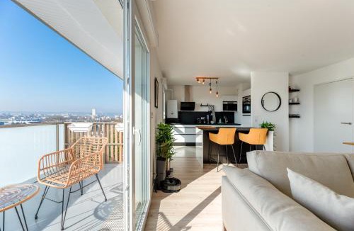 Quartier du Mont Gargan Apartment | Seine View, Panorama & Résidence privée à Rouen