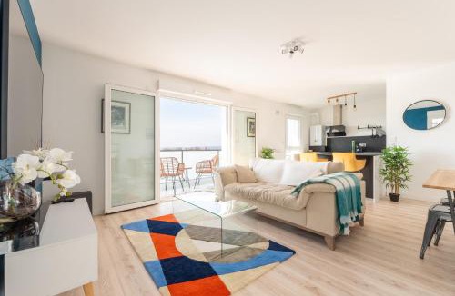 Quartier du Mont Gargan Apartment | Seine View, Panorama & Résidence privée à Rouen