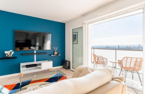 Quartier du Mont Gargan Apartment | Seine View, Panorama & Résidence privée à Rouen