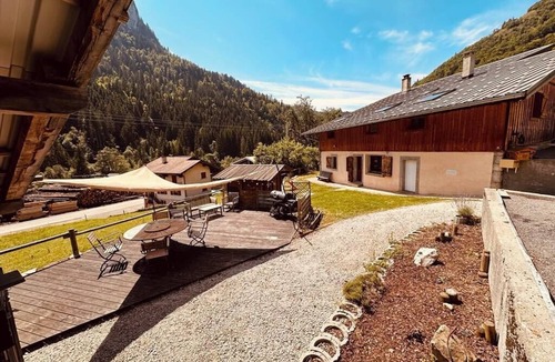 Bellevaux House | Semi-detached mountain chalet with fireplace