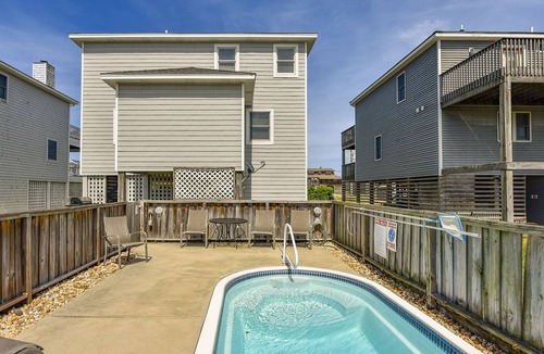 Nags Head House | SEMI-OCEANFRONT! Ocean views, private pool, hot tub and pet friendly!