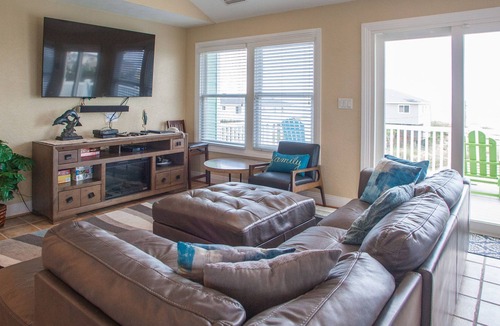 Sandbridge House | Semi-oceanfront home w/private pool & hot tub, gas grill, game room, deck & AC
