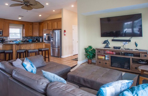 Sandbridge House | Semi-oceanfront home w/private pool & hot tub, gas grill, game room, deck & AC
