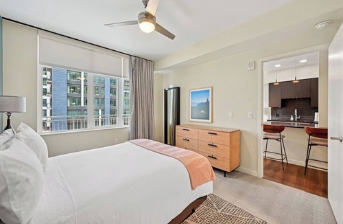LoDo Hotel | Sentral Union Station | 1BR Apt with Full Kitchen | Pool | Entertainment Spaces