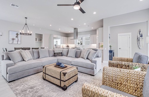 Cinnamon Shore House | Serene, 3-BR Coastal Home@Cinnamon Shore North By Beach, Lake & Luxe Pool!