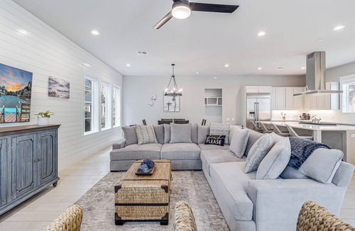 Cinnamon Shore House | Serene, 3-BR Coastal Home@Cinnamon Shore North By Beach, Lake & Luxe Pool!