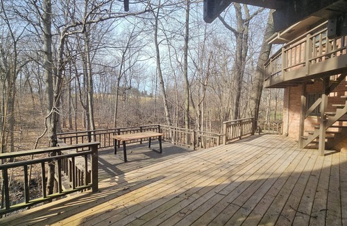 Racine House | Serene 4-bedroom house with brook and forest in charming Racine