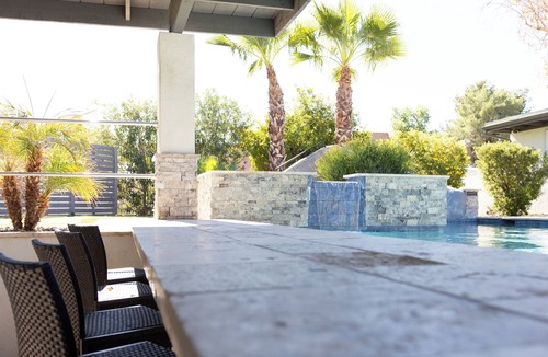 Shea North Estates House | Serene 7BR Oasis: Pool with Tranquil Ambiance