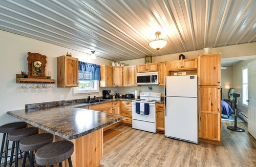 Bixby House | Serene Belgrade Hideaway with Fire Pit & Grill!