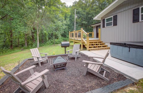 Bryant House | Serene Bryant Retreat with Private Hot Tub!