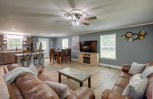 Bryant House | Serene Bryant Retreat with Private Hot Tub!