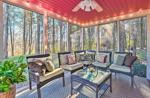 Fayetteville Cabin | Serene Cabin w/Riverfront Views & Access!