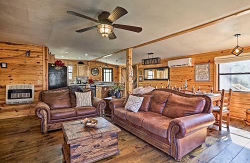 Big Cedar House | Serene Cabins w/Decks & 8 Acres on Kiamichi River