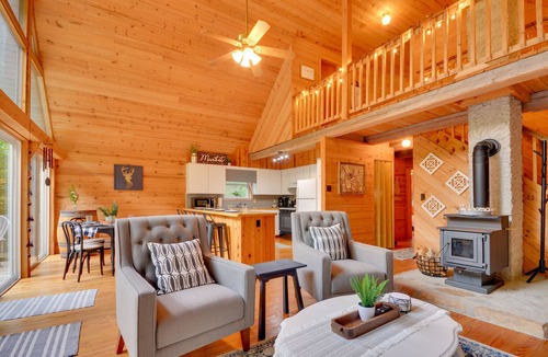 Cana Cabin | Serene Fancy Gap Cabin Retreat in Private Setting!