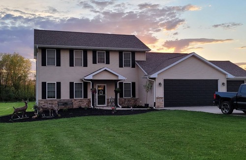 Hortonville House | Serene home on Black Otter Creek with 5 acres and amazing sunsets