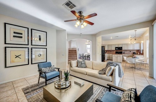 Desert Shores House | Serene Home w Pool & Hot Tub!